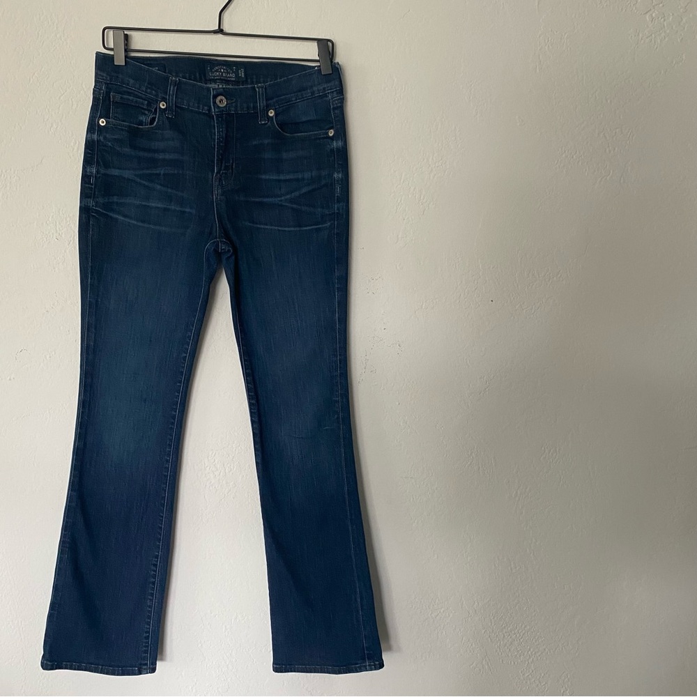 Lucky Brand Dark Indigo Brooke Slim Boot Jeans